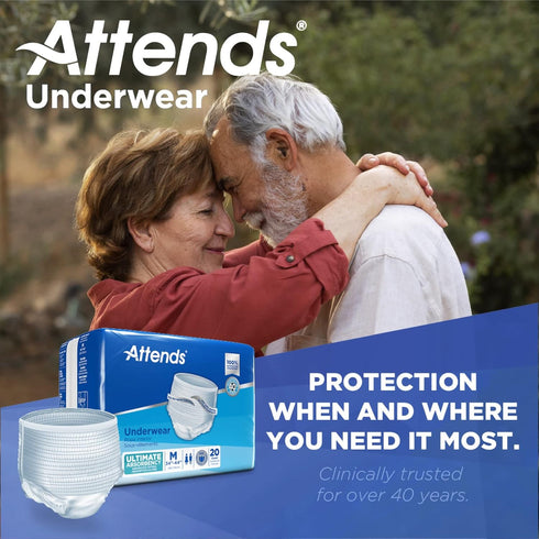 MCK22023101 Attends - Adult Underwear Pull On Medium Disposable Heavy Absorbency