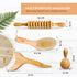Nuddspa 4 (4 Pack) Wood Therapy Massage Tools Pcs, Lymphatic Drainage Massager, Maderoterapia Kit, Anti Cellulite