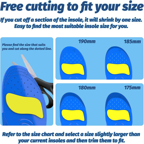 Tasege (Foot:8.7-9.4IN/Insole 9.2-9.8IN/M's 5-M's6/W's 6.5W's 7.5) Insoles for airtag Kids, Kids air-tag Shoe Insert