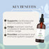 Herbity Immune 3.4 oz (100 mL) Garlic Tincture Alcohol-Free Herbal Supplement for Heart, Circulation & Support Vegan