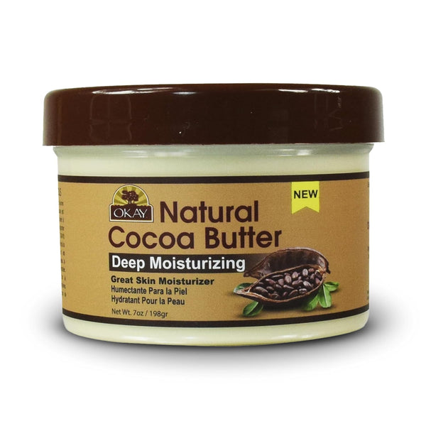 OKAY 100% Natural Cocoa Butter Smooth, 7oz/198gr