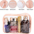 Tbestmax 10 Pack Clear Cosmetic Bags Portable Waterproof TSA Approved Travel Toiletry Bags Organizer