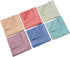 Microfiber Rags Bulk, Multi-Functional Reusable Kitchen Wipes, Absorbent Dish Cloths in 6 Colors