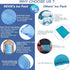 REVIX Hip Ice Pack Wrap for After Surgery, Reusable Cold Compress for Hip Bursitis, Soft Plush Lined for Pain Relief