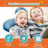 Dinosaurs 4-Piece Toothbrush Set for Kids, Travel Set with Toothbrush, Cap, Cup, and Carry Bag