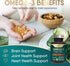 Triple Strength Omega 3 Fish Oil 2400 mg Supplement, Nature's Omega-3 for Brain & Heart Health - 180 Softgels