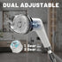 KPKJOO 9 2 Electric Spin Scrubber- Ditch The Scrubbing! Long Handle Shower Scrubber with Replaceable Heads - Speed
