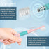 Sonic Electric Toothbrush (2-Pack, White and Pink) - Waterproof Portable Mini Design for Daily Oral Care, Travel