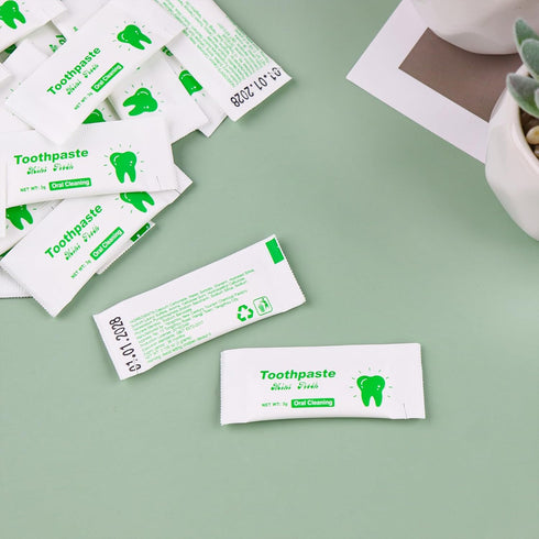 Pack 30,0.105 oz Too Small Bulk Travel Size Toothpaste of Extra Small Toothpaste Travel Size Bulk Mint Mini Disposable