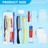 Pack 30,Yellow Set Personal Hygiene Kit Bulk of Disposable Toothbrushes with Toothpaste Floss Comb Cover and Hotel