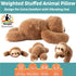 Snugglekid 11 20 inches Sloth Sensory Weighted Vibrating Pillow, Pressure Activated for Kids Adults, Plush Minky Soft