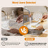 Set 2 Pack Dish Brush with Bamboo Handle, Kitchen Brushes for Cleaning Pot, Sink and Stove, Skillet Scrubber with Tough