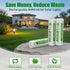 WENJOOP 12 Pack 1.2V 1600mAh AA Rechargeable Batteries for Solar Lights, NiMH Precharged Low Self-Discharge