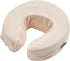 Master Massage Pack of 6 Flannel Face Cradle Covers, 100% Cotton, Off White