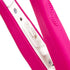 Professional Ceramic Mini Flat Iron 1/2", Anti-Frizz, Fast Heating, Versatile Styling, Travel Pouch Included (Pink)