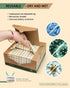 LUXU Reusable Cleaning Wipes, 60 Count Heavy Duty Multi-Use Cloths, Biodegradable Dish Paper Towels for Domestic
