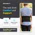 BraceAbility Elastic Low Back Brace - Compression Support Belt for Sciatica, Herniated Disc, Workouts, XL