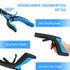 Grabber Reacher Tool, 32” Heavy Duty Pick Up Stick with Strong Magnetic and Swivel Head for Seniors (Blue)