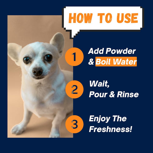 Orange Monster 2 1lb Simple Powder Glass Cleaner, Jar, No Shaking, No Scrubbing, No Brush, Soak & Rinse, for Glass