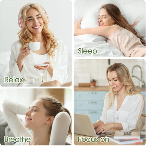 Essential Oils Roll On Set 6 Pack - Relax, Sleep, Balance, Breathe, Focus, Happiness - Aromatherapy Oil Blends.