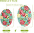 Kcldeci 3 Pack Kitchen Scrub Sponges: Non-Scratch Microfiber Sponge for Household Cleaning Dishes, Pots, and Pans