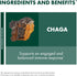 Immune 60 (30 Host Defense Chaga Capsules - System Support Supplement - Chaga Mushroom Capsules for Antioxidant