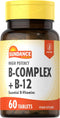 Sundance High Potency Vitamin B-Complex with B-12, 60 Tablets