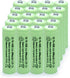 AA Ni-MH 600mAh 1.2V Rechargeable Solar Light Batteries, 20 Pcs for Outdoor Lamps