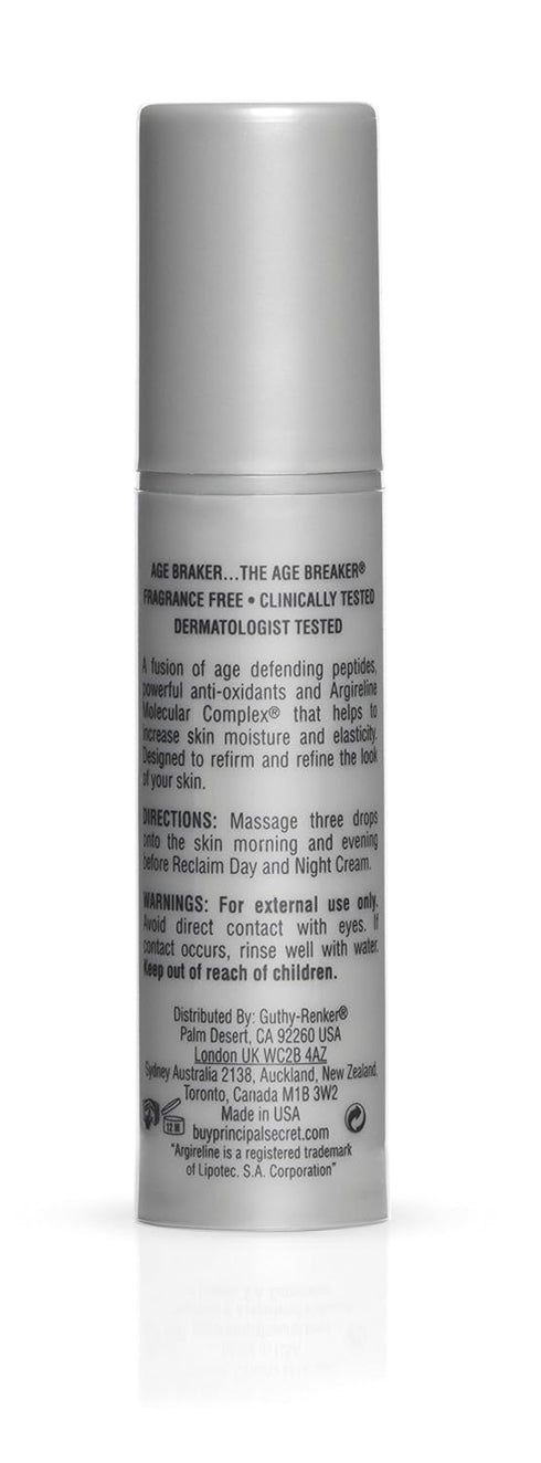 Principal Secret Reclaim with Argireline - Age Braker Line Breaker Serum for Firmness and Elasticity, 0.5 Ounce