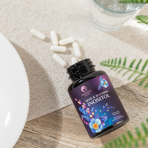 Myo-Inositol & D-Chiro Inositol Blend | Hormone Support for Women | Premium 40:1 Ratio, Ovarian Health Support | Myo