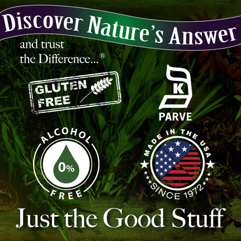 Nature's Answer Burdock Root Extract 1oz with Organic Alcohol | Promotes Overall Well-Being | Gluten Free, Non-GMO,