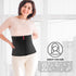 ORTONYX 10.25" Abdominal Binder for Men and Women, Black S/M Post-operative Support Belt