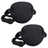 Pirate Eye Patches 2 Pack, Adjustable Amblyopia Lazy Eye Patches for Adults and Children, Black