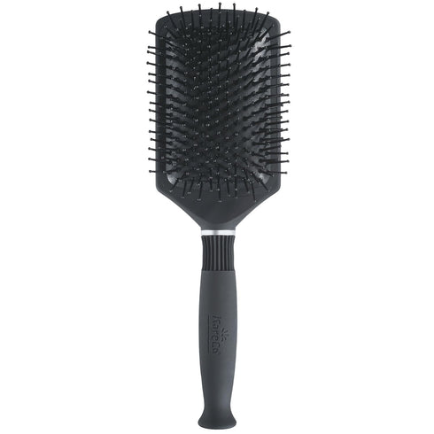KareCo Large Paddle Brush, Cushioned Square Paddle Brush for Long or Wet Hair, Black Color