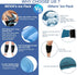 REVIX XL Shin Splint Ice Pack for Injuries, Reusable Gel Cold Pack for Calf Leg Pain Relief (Set of 2)