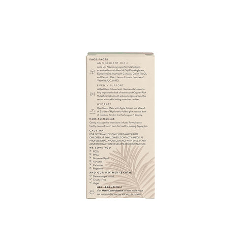 Honest Beauty Daily Green Juice Antioxidant Super Serum 1 fl oz - Improves Skin Tone + Texture with Niacinamide