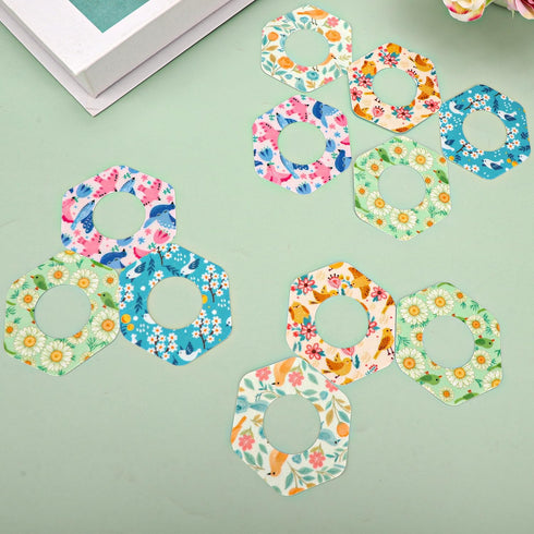 Penitue 25pcs 2, (5 Waterproof Adhesive Patches overpatch for Libre Flower Bird Design Sensor Covers Stickers