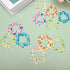 Penitue 25pcs 2, (5 Waterproof Adhesive Patches overpatch for Libre Flower Bird Design Sensor Covers Stickers