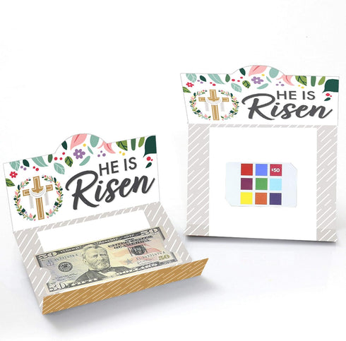 Set 8 Big Dot of Happiness Religious Easter - Christian Holiday Party Money and Gift Card Holders