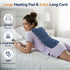 VSTKEN 24"x12" 9 Settings 4 10FT Heating Pad for Back Pain Relief, Electric Heat Pad for Neck, Shoulders, Cramps