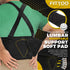 FITTOO Back Brace - Removable Suspenders & Lumbar Pad for Back Pain Relief, Heavy Lifting Support for Men & Women
