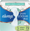 Always Pure Cotton Feminine Pads for Women, FlexFoam Pads with Wings, Size 2, Heavy Absorbency, Unscented, 72 Count