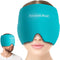 General Medi Cold Therapy Headache & Migraine Ice Wrap Cap, Blue Hat for Puffy Eyes, Tension, Sinus & Stress Relief
