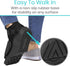Vive Offloading Post-Op Shoe - Forefront Wedge Boot for Broken Toe Injury, Non Weight Bearing Medical Recovery