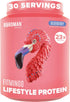 Birdman Fitmingo Vegan Protein Powder for Women - 23g Plant Based Blueberry Protein with Inositol and Collagen Boosters