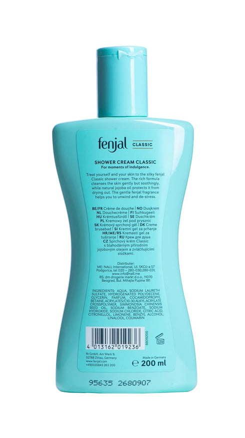 Fenjal Classic Luxury Shower Creme Body Wash - 200ml