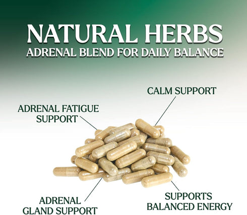 Adrenal Support Supplements Cortex Complex, Best Energy Supplement, Supports Cortisol Health & Energy Levels, 120