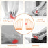2 Pairs Gel Metatarsal Pads - Honeycomb Fabric Forefoot Pads for Men & Women, High Heels Comfort Inserts for Pain Relief