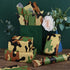 100 Sheets 20 x 14 Inches Camo Tissue Paper for Gift Wrapping, Green Black Camouflage for Birthday Camping Party