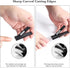Nail Clippers Manicure Set - Sharp Stainless Steel Toenail and Fingernail Clippers with Metal Case